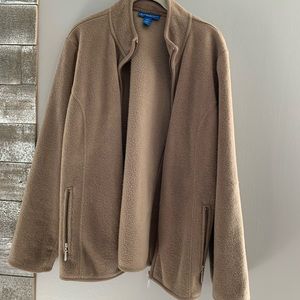 Fuzzy Brown Karen Scott Sport Fall Jacket